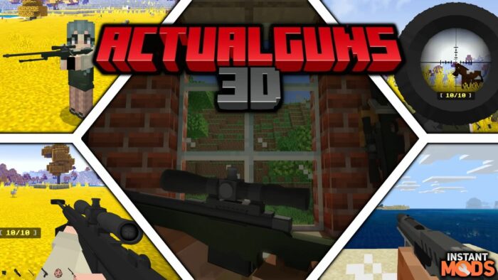 ActualGuns 3D Download for Minecraft | InstantMods