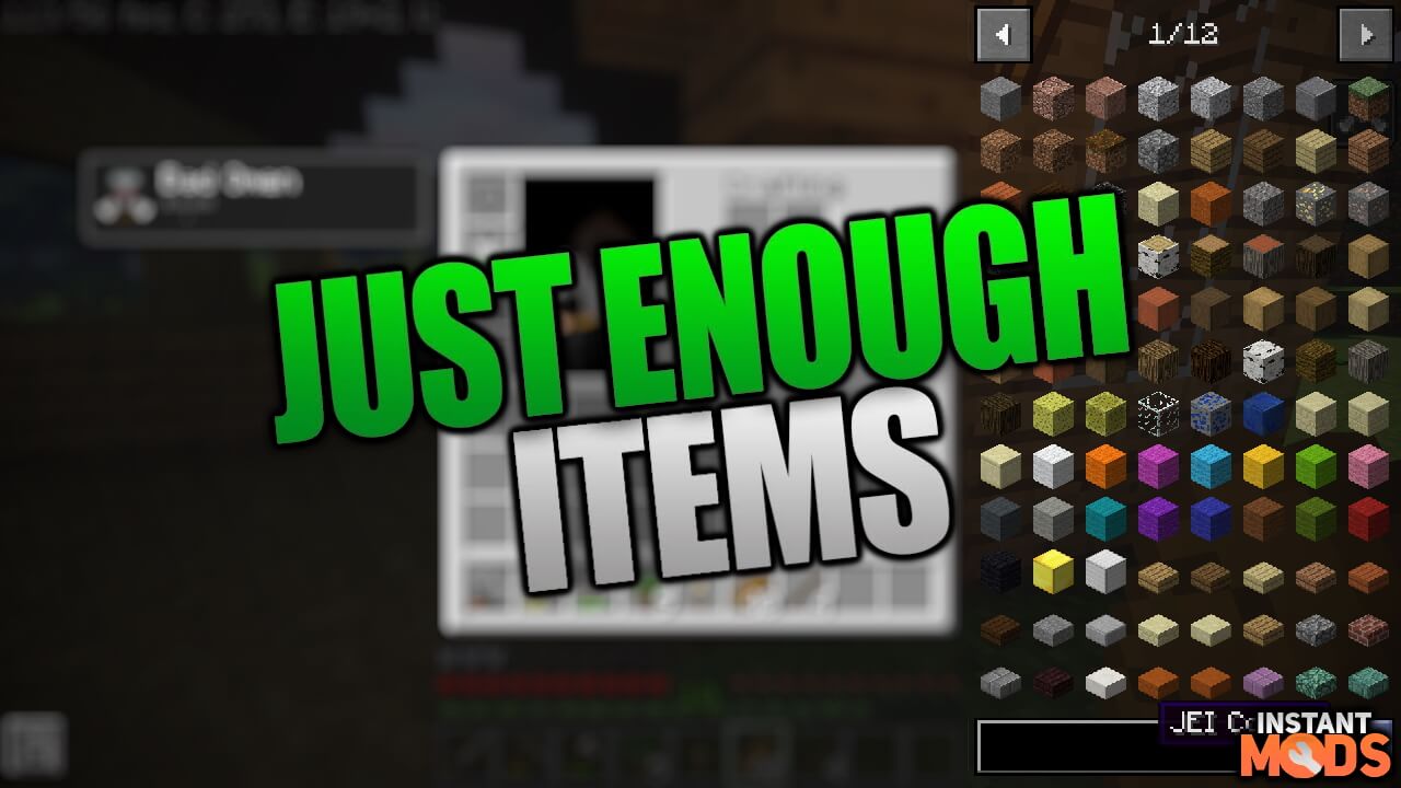 just enough item mod 1.7.10