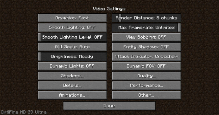 Best Optifine Settings