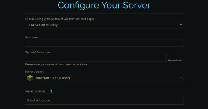 Small configurations