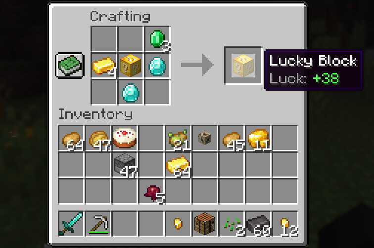 Lucky Blocks Add-on 1.20/1.18/1.17