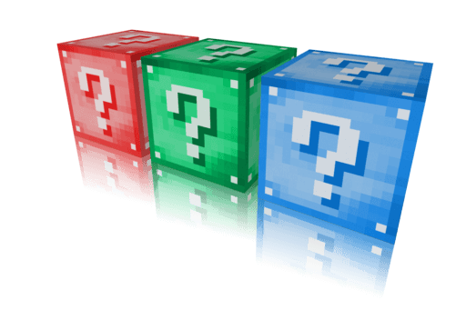 Lucky Blocks 3D render
