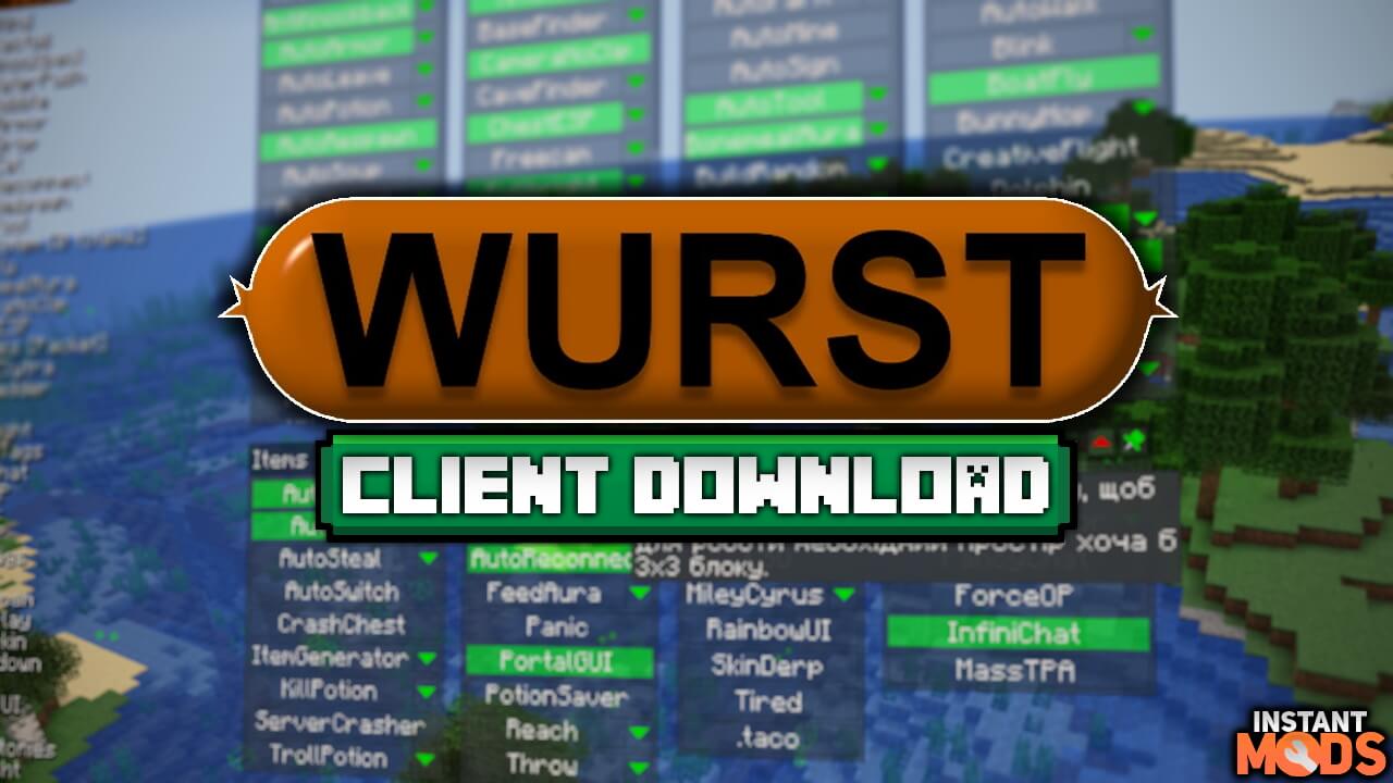 minecraft 1.12.2 wurst hack client