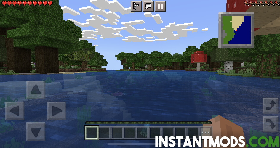 Minecraft PE Minimap screenshot
