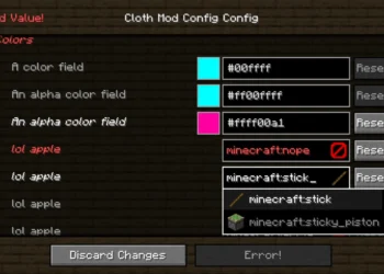 Cloth Config API Mod